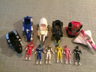 Vintage 1995 Mcdonalds Mighty Morphin Power Rangers Happy Meal Toys Complete Set