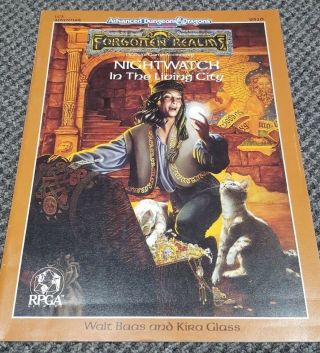 Nightwatch In The Living City - Forgotten Realms Adventure Ad&d Tsr 9316 Rpga