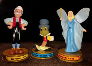 2002 Mcdonalds Happy Meal 100 Years Of Disney Magic Geppetto Fairy & J Cricket