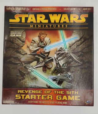 Star Wars Miniatures Revenge Of The Sith Starter Game,  Open Box