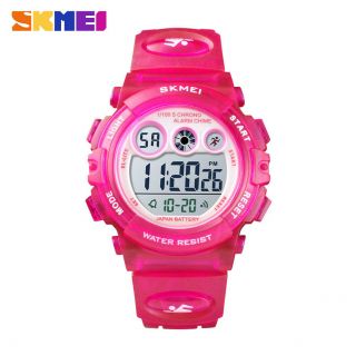 Skmei Mode Kinder Sport Armbanduhr Digital Jungen Mädchen Alarm Led Uhr 1451 E0