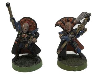 2 Rogue Trader Imperial Guard Psykers Citadel Warhammer 40k Painted Oop 6