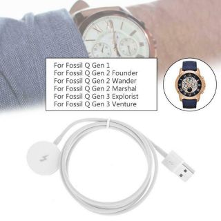 Charging Dock Cable Watch Charger For Fossil Q Gen 2 Founder Gen 3 Explorist