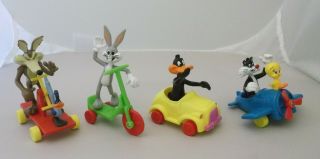 Mcdonalds 1989 Looney Tunes Complete Set Of 4 Canada Only Exclusive