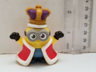2010 Despicable Me Minions Mcdonalds Happy Meal Toy King Bob - Fast
