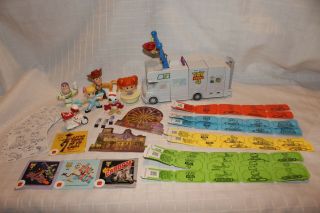 Disney Toy Story 4 Mcdonalds Happy Meal Toy Complete Rv Set Instructions Sticker