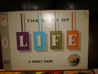 Vintage Milton Bradley Game Of Life Art Linkletter 1960 Complete & Fs