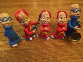 Alvin & The Chipmunks (1990 & 1991) Kfc Toys.