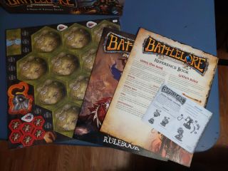 Battlelore Second Edition Board Game 100 Complete Unpunched Parts Runebound 2nd 2