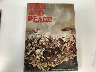 Board Game War And Peace The Game Of The Napoleonic Wars