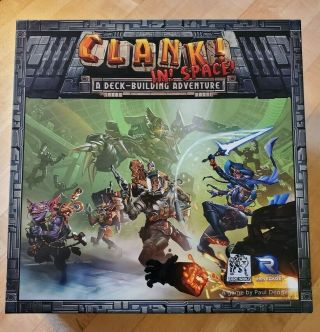 Clank In Space : Board Game (sleeved Cards,  Foamcore Insert,  Chit Organizer)
