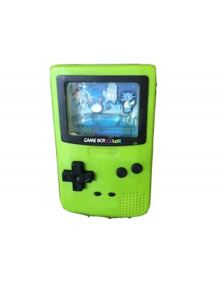 1995 - 2000 Nintendo Game Boy Color Green Burger King Water Game Toy - No Water