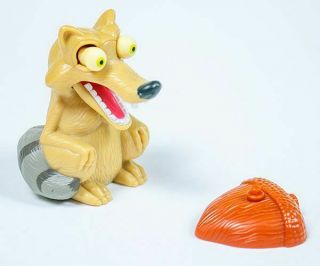 Burger King Fox Ice Age 2 The Meltdown Nutty Scrat Kids Meal Toy Figure 2005