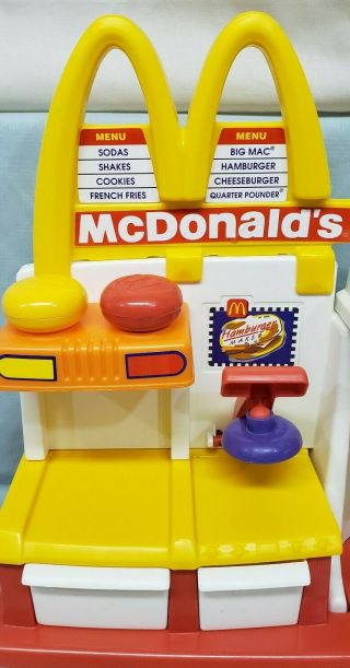 McDonalds Happy Meal Magic Hamburger Snack Maker,  Accessories & Instruction 1993 2