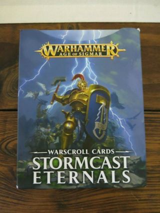 Warhammer Age Of Sigmar Stormcast Eternals Warscroll Cards Complete