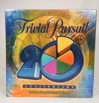 Trivial Pursuit 20th Anniversary Edition Board Game Parker Brothers