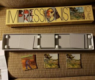 Impressionist Memo Game Famous Art Memory Card Matching Piatnik 1992