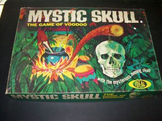 Vintage Board Game 1964 Mystic Skull The Game Of Voodoo