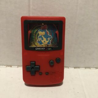 Vintage Red Game Boy Color Pokemon Croconaw Burger King Toy Nintendo