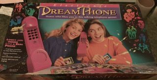Milton Bradley Mb Electronic Dream Phone 1991 Board Game Complete And