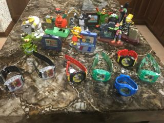 Simpsons Treehouse Of Horror Halloween Burger King Toys And Watches - 2002