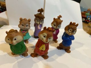 Mcdonalds Happy Meal Toys Alvin And The Chipmunks All 6