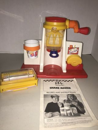 Vintage 1993 McDonald ' s Happy Meal Magic Shake Maker 2