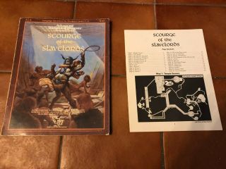 Scourge Of The Slavelords A1 - 4 Exc Tsr 9167 Dungeons & Dragons Ad&d D&d