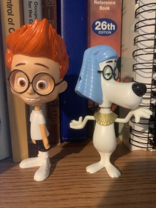 Mr.  Peabody And Sherman Bobblehead Figures Toy Set