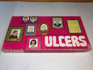 Vintage 1973 Ulcers Board Game Waddingtons 100 Complete