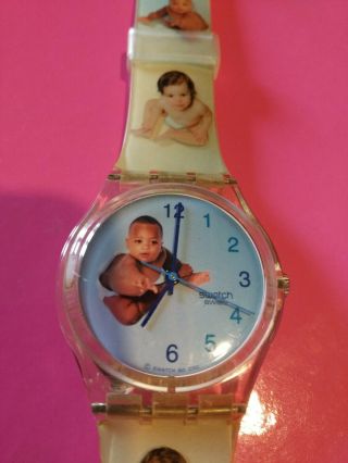 Rare Swatch Watch Gz176 Babies Baby Fraldinhas - Rare Only Released In Portugal