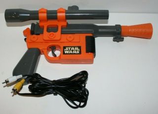 Star Wars Blaster Video Game 2015 Jakks Pacific Plug N Play Toy Gun Orange/gray
