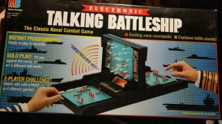 Vintage Milton Bradley Electronic Battleship Advanced Mission Game Complete Gc