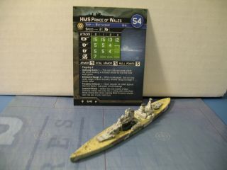 Axis & Allies War At Sea Flank Speed Hms Prince Of Wales 6/40