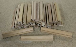 46 Scrabble Wooden Wood Tile Rack Holders Woodworking Arts & Crafts Wedding