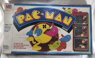 Milton Bradley Pac - Man Board Game Rare 1980 4216 Vintage Complete 1980s Retro