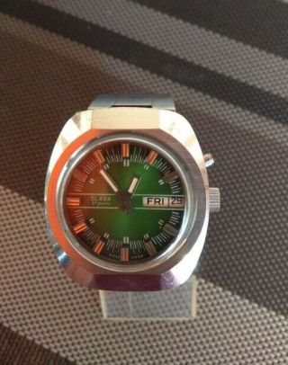 Wristwatch Slava 2427 Ussr Vintage Russian Watch
