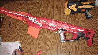 Nerf N - Strike Elite Mega Centurion Blaster Dart Gun With Bipod
