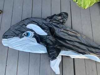 Rare Inflatable Blow Up 72 Inch Whale From Intex 1994 Shamu Orca Wet Set
