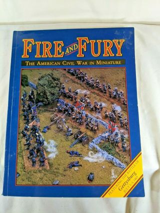 Fire And Fury Rulebook - Historical Civil War Miniature Game