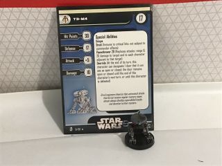 Star Wars Miniatures Knights Of The Old Republic T3 - M4 51 Droid W/card