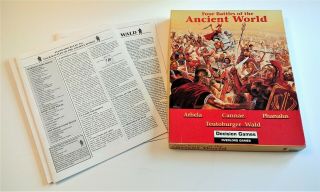 Four Battles of the Ancient World Board Game 1992 Decision / Overlord 3