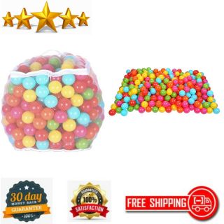 400 Play Ball Pit Crush Proof 6 Bright Color Reusable Durable Storage Mesh Bag