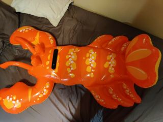 Intex The Wet Set Inflatable Lobster Floatie 58”by 39” RARE 2006 2