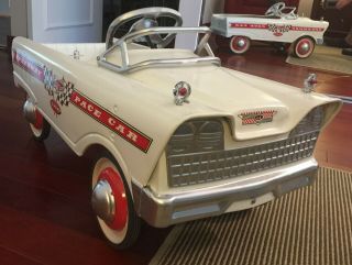 Vintage Murray Pace Car Metal Pedal Car - Fully Restored