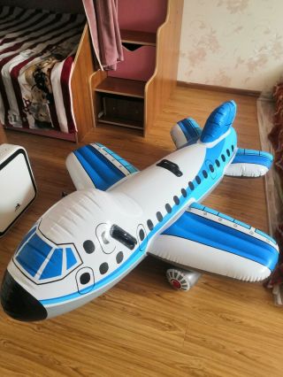 Inflatable Airplane Ride - On For 2 Person By Intex 2005 (rarity)