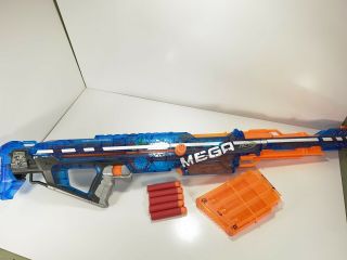 Nerf N - Strike Elite Centurion Mega Series Blaster Dart Gun Sonic Ice Clear Blue