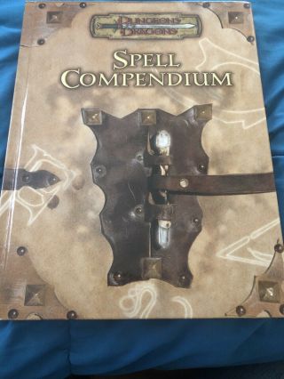 Spell Compendium (dungeons Dragons 3.  5 Sourcebook D20 2005 Wotc)