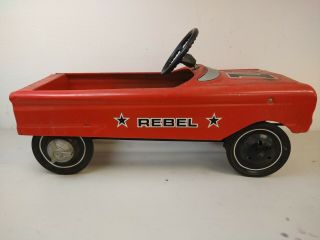 Vintage Amf Jet Sweep 1960’s Pedal Car Rebel