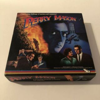 Vintage " The Perry Mason Game " By Tsr - 1987 Edition - 100 Complete